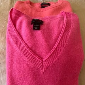 NWOT-Two Halogen 100% Cashmere Sweaters